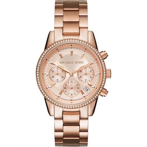 michael kors armbanduhr rosegold|Michael Kors rose gold watch.